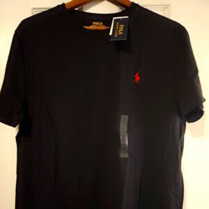 Mens Black T Polo Brand New